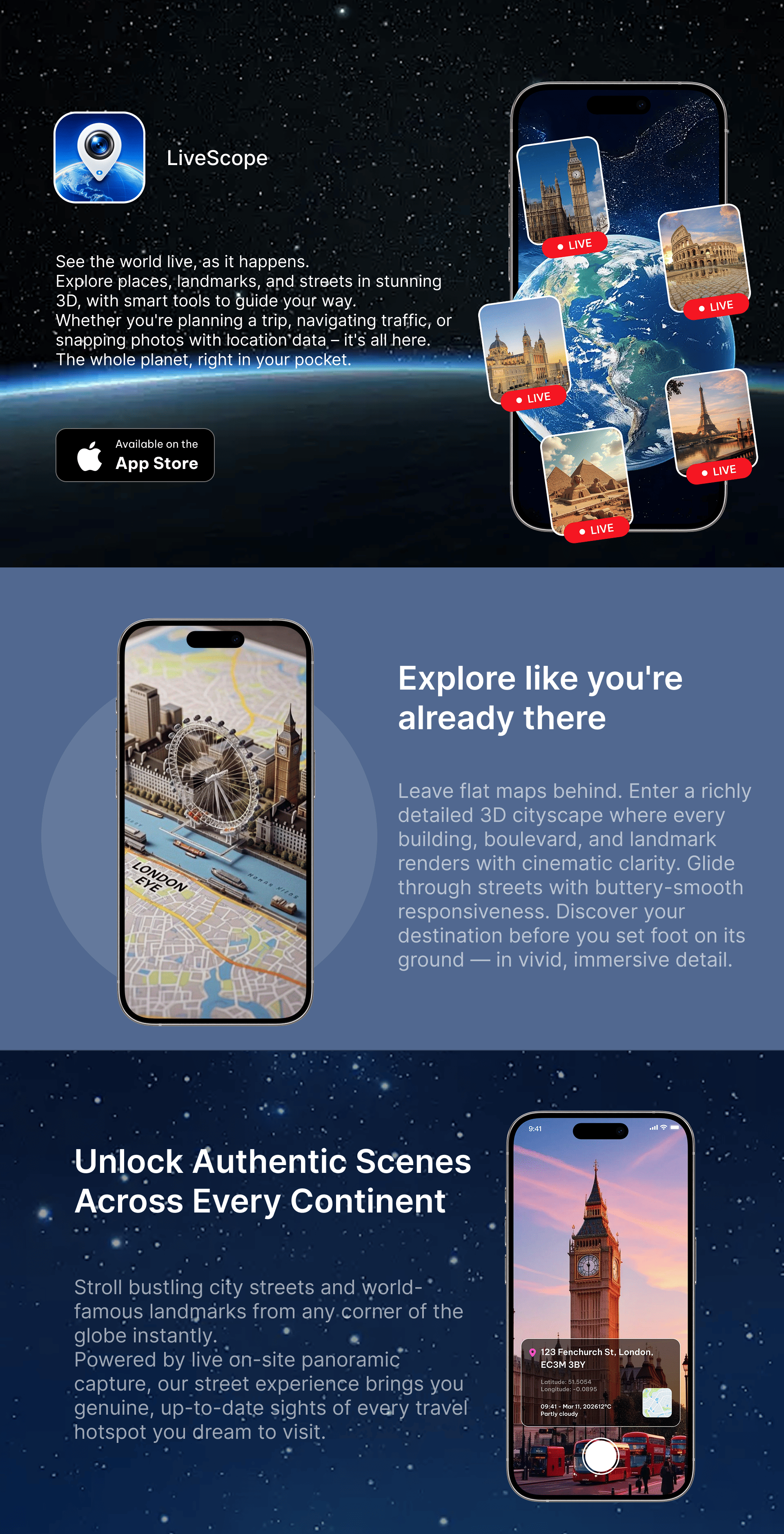 LiveScope — GPS Map Camera